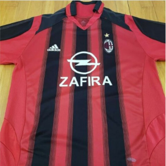 AC Milan Adidas Soccer Jersey ZAFIRA - Picture 4 of 5